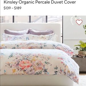 QUEEN duvet COVER only from Pottery Barn